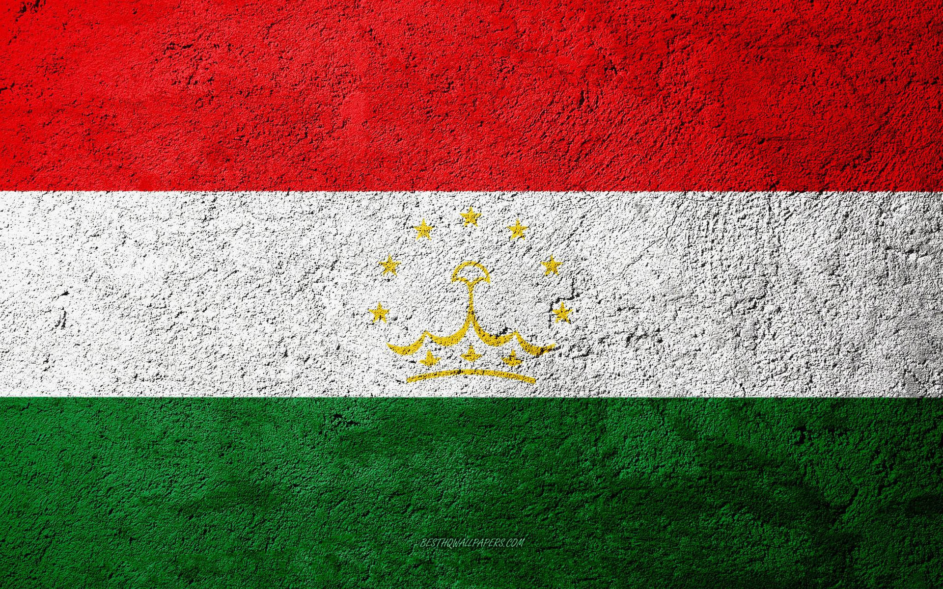 Tadsjikistan Flag Artwork Wallpaper