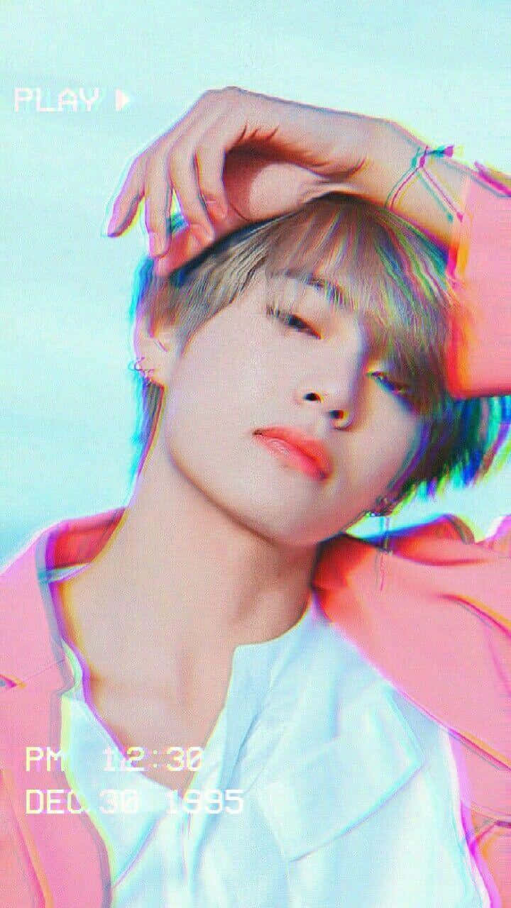 Taehyung Cool Blue Picture