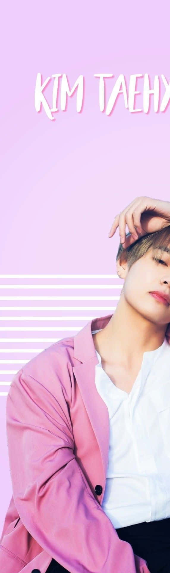 Taehyung Half Pink Picture