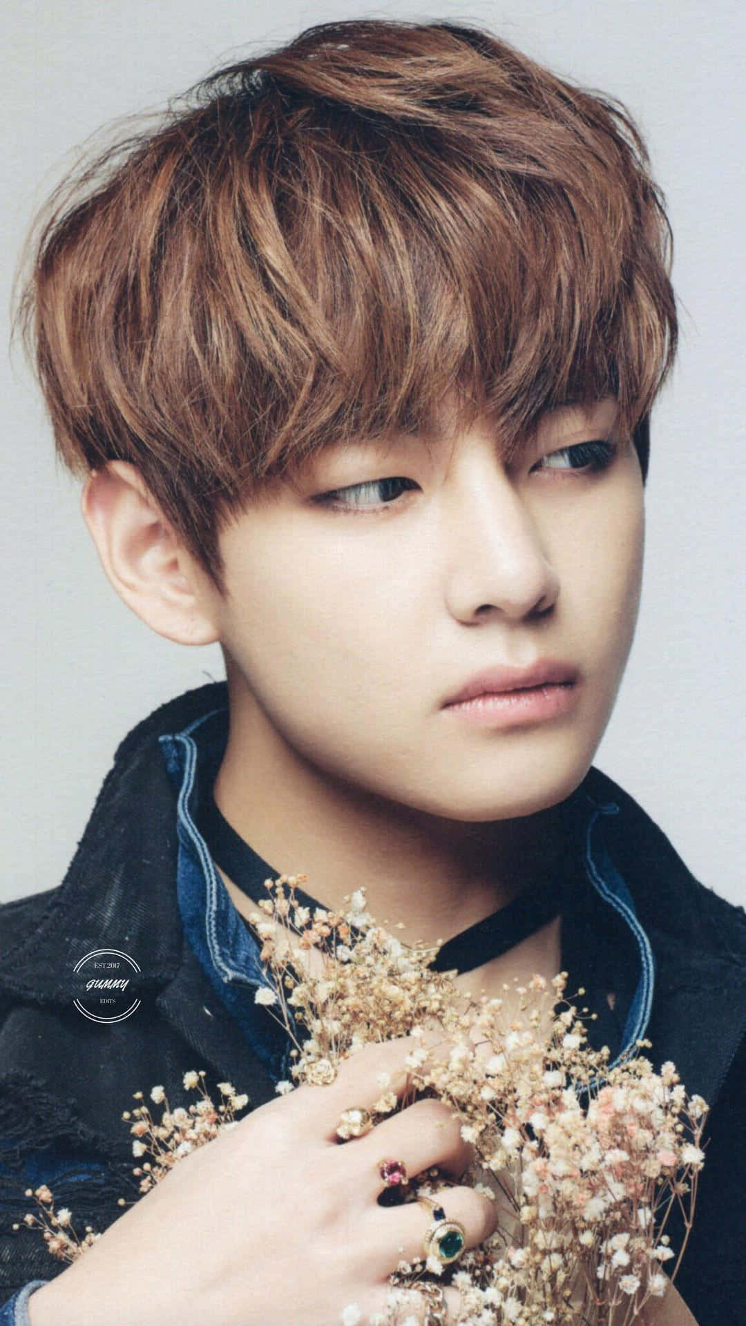Taehyung Younger Flowers Picture