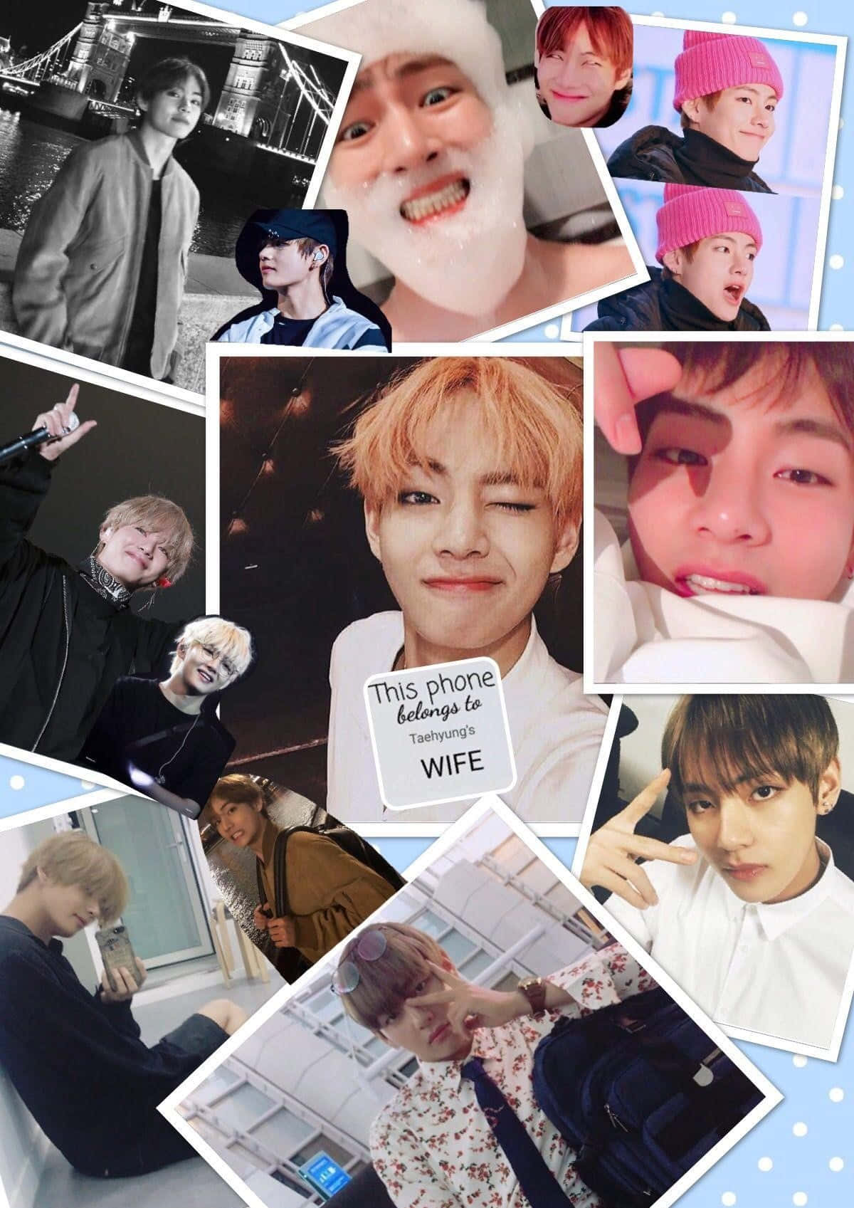Immaginedel Collage Di Taehyung