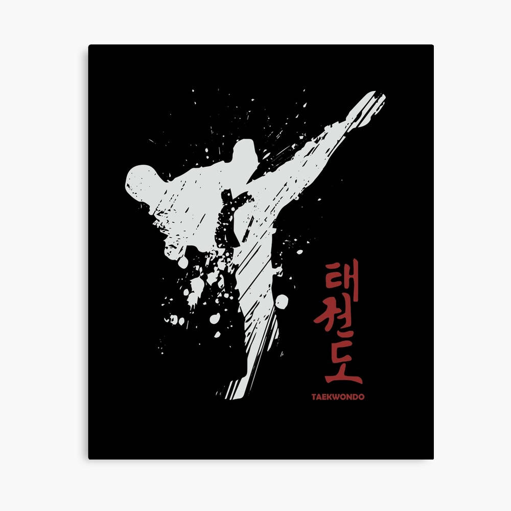 Taekwondosport Kick Digitale Kunst Wallpaper
