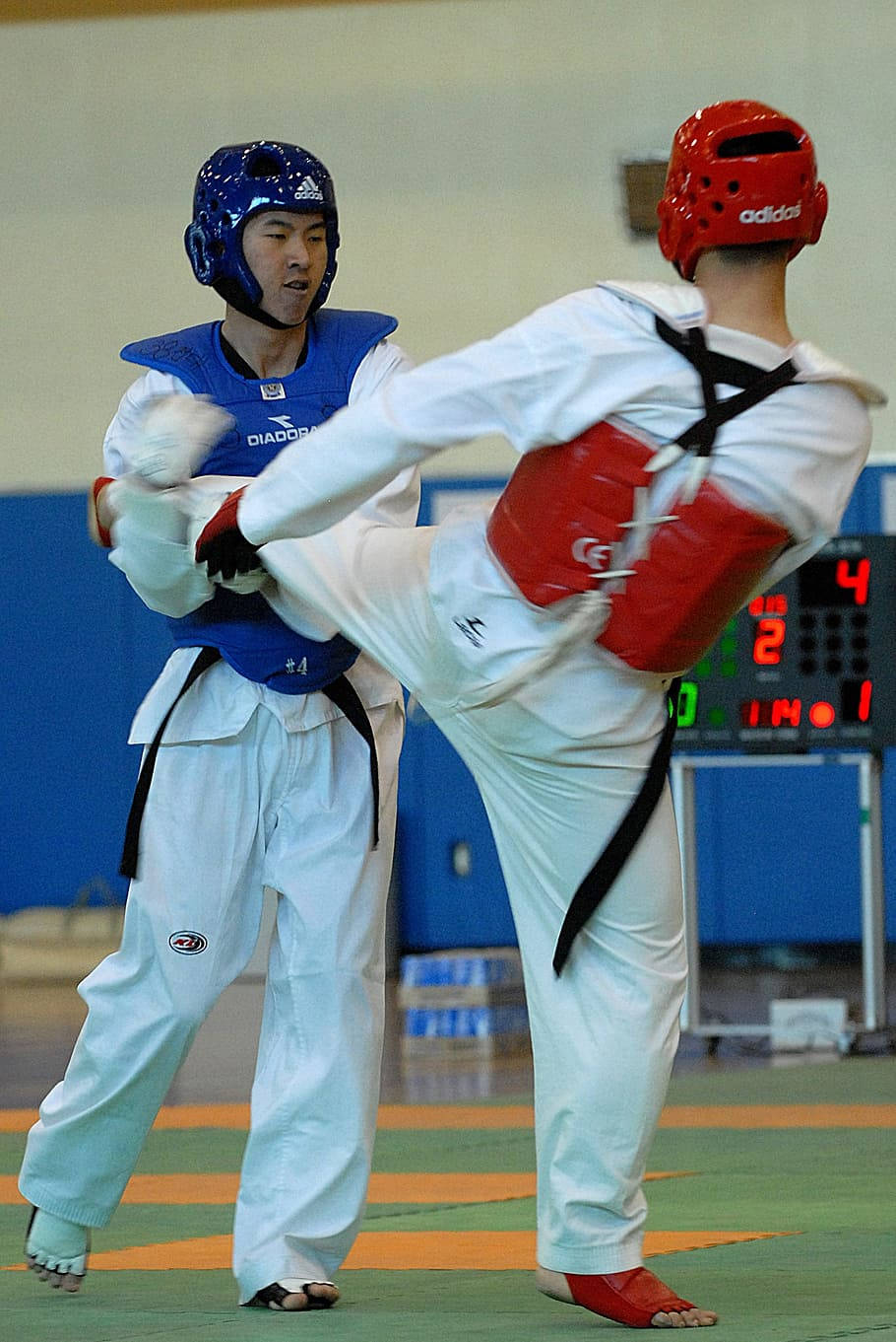 Torneodi Taekwondo Della Repubblica Di Corea Del Sud Per L'aeronautica Sfondo