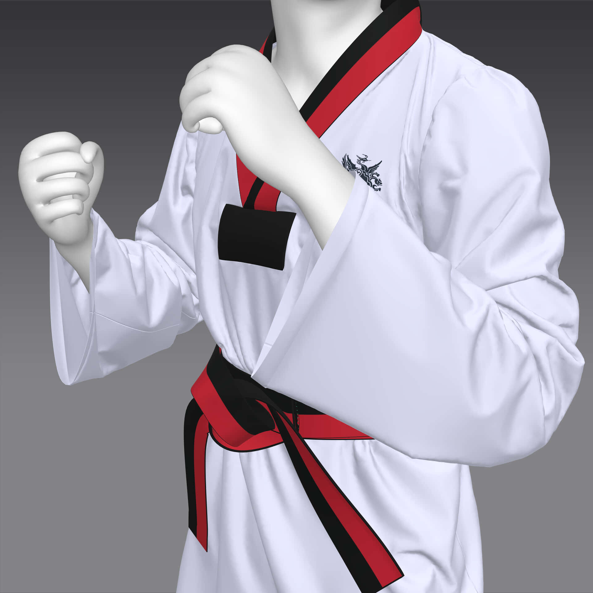 Martial Arts Taekwondo Uniforms as Worn by International Athletes Wallpaper