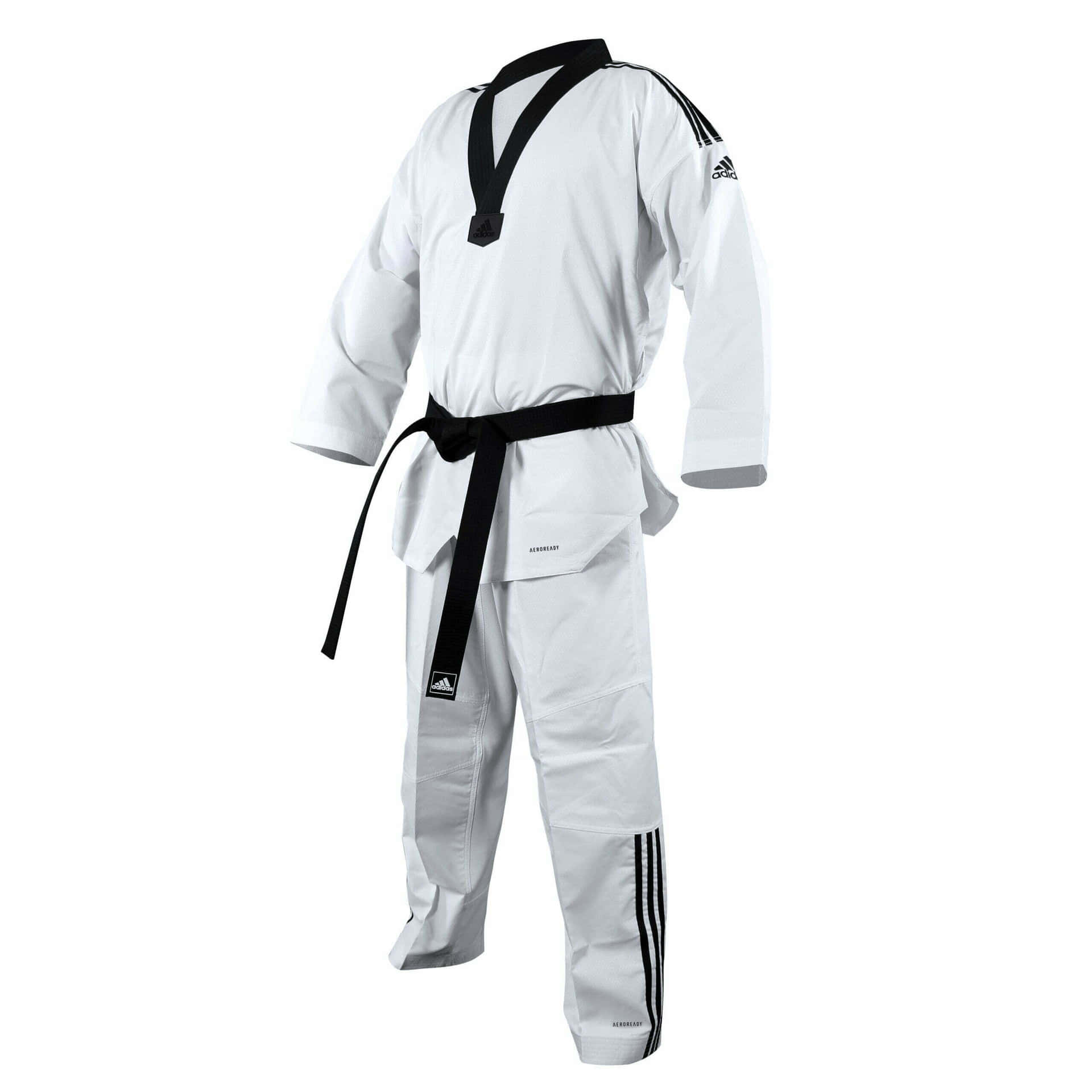 An Athlete in a Taekwondo Uniform Wallpaper
