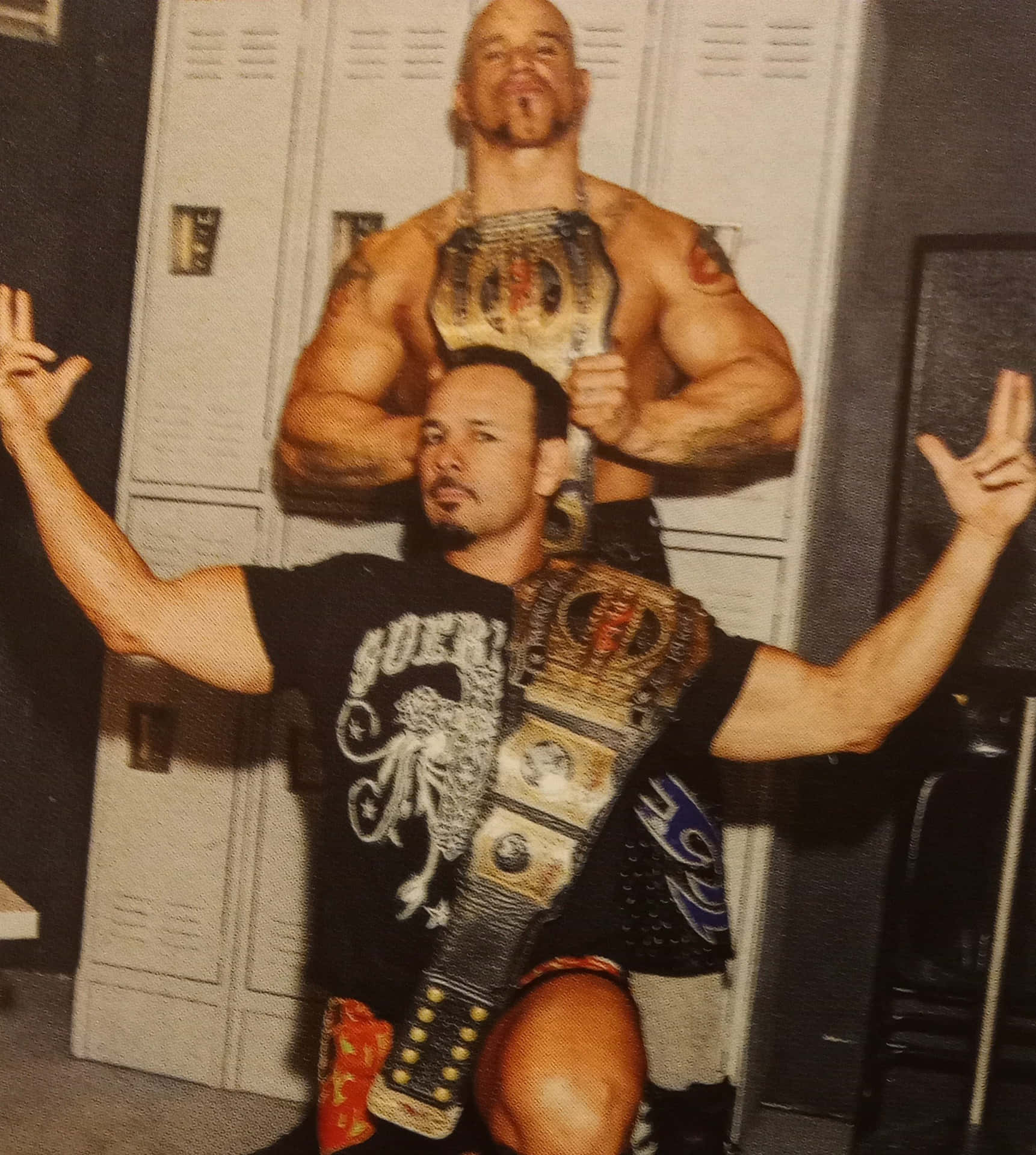 Tag Team Champions Chavo Guerrero And Hernandez Wallpaper