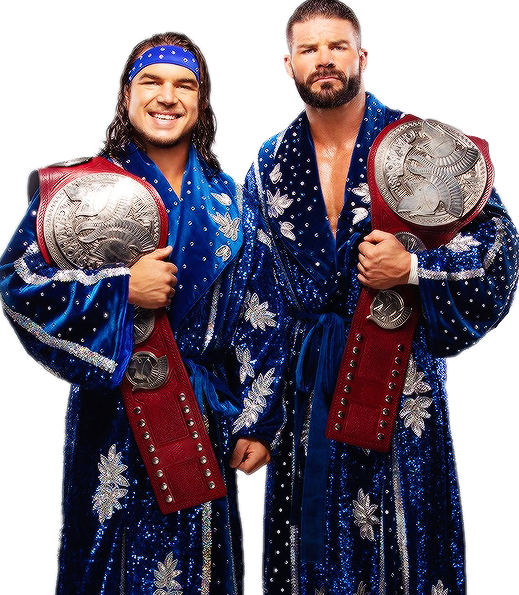 Tag Team Championsin Blue Robes PNG