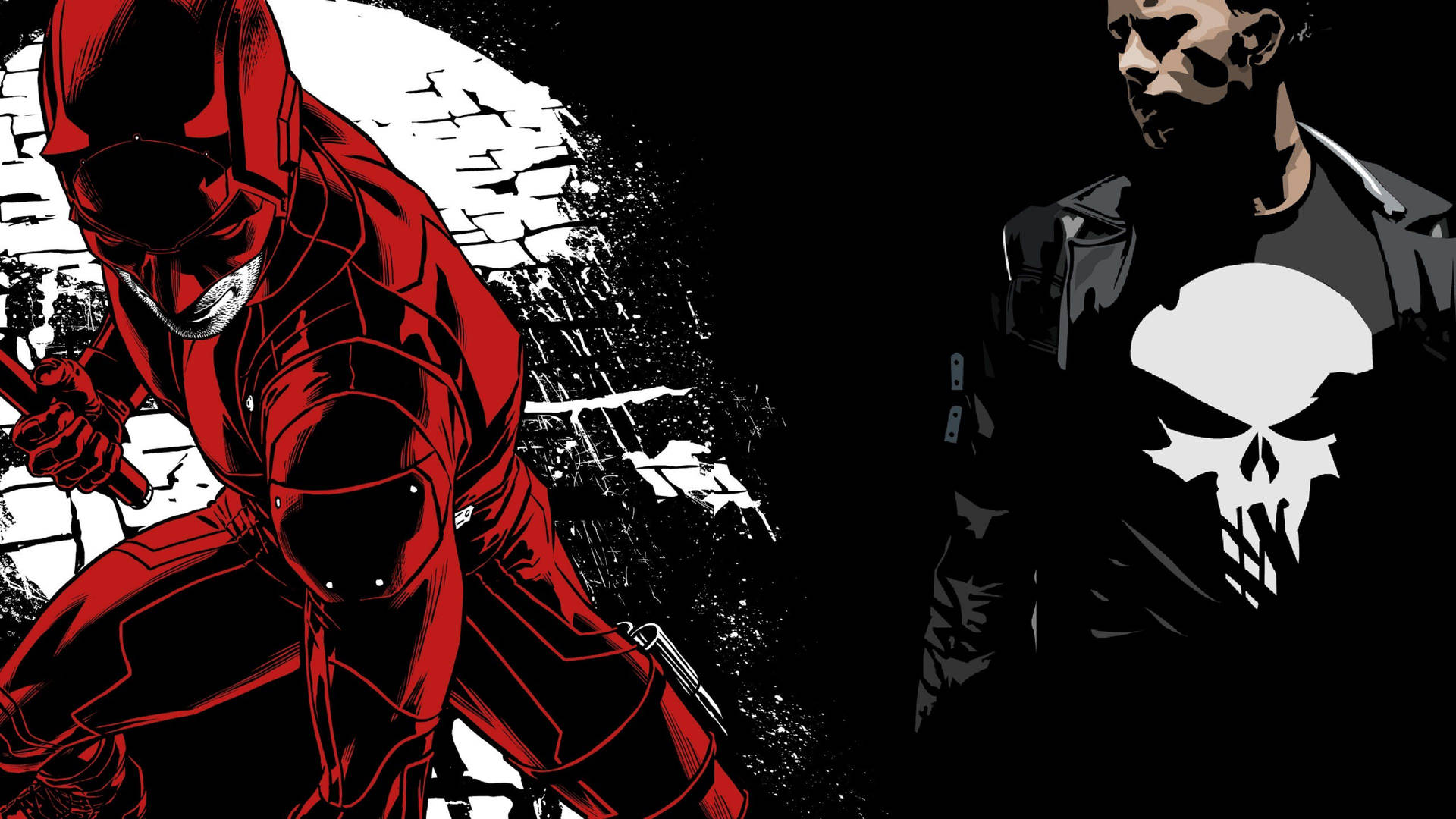 Tag Team Daredevil And Punisher Wallpaper