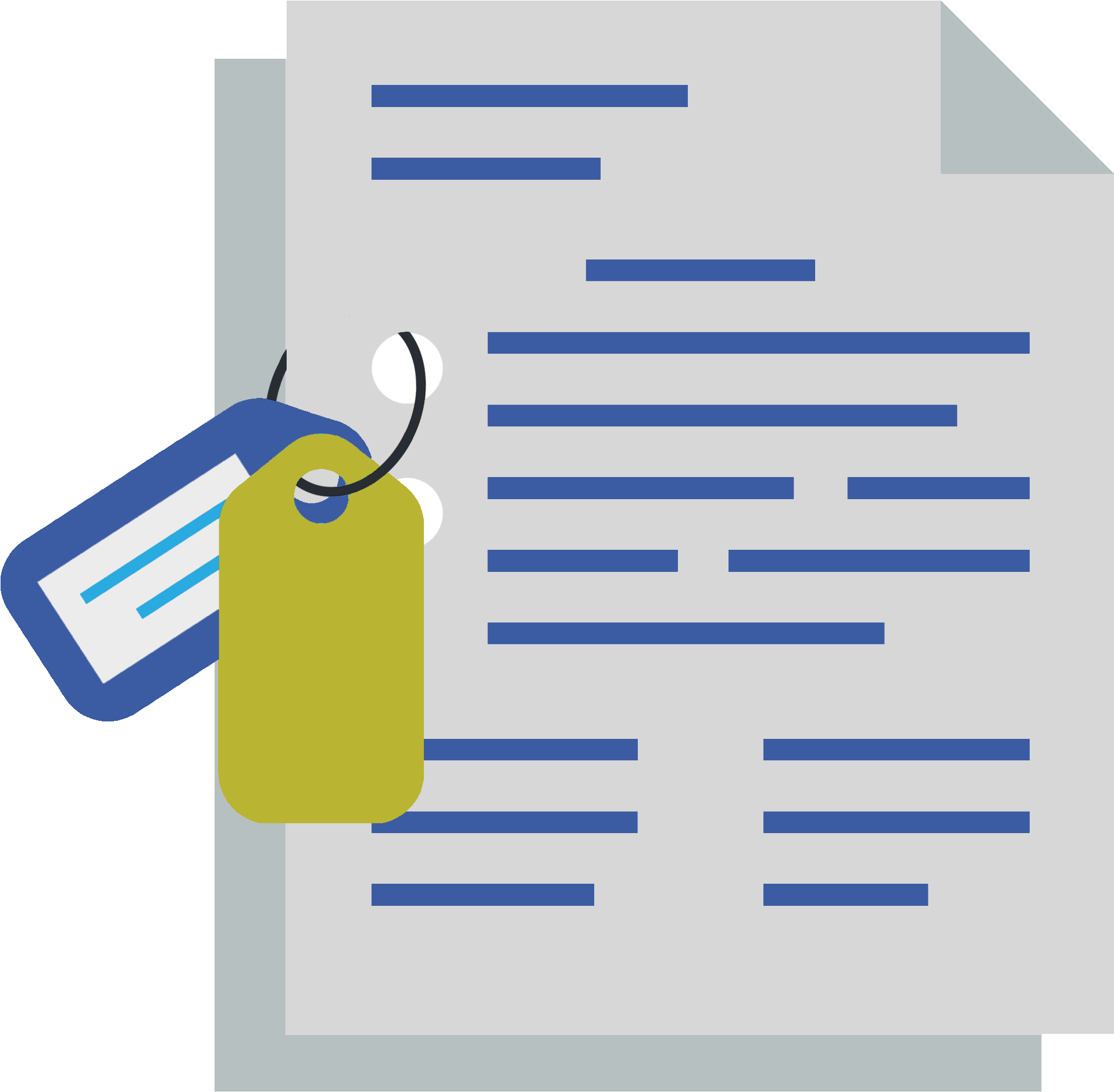 Tagged Document Icon PNG