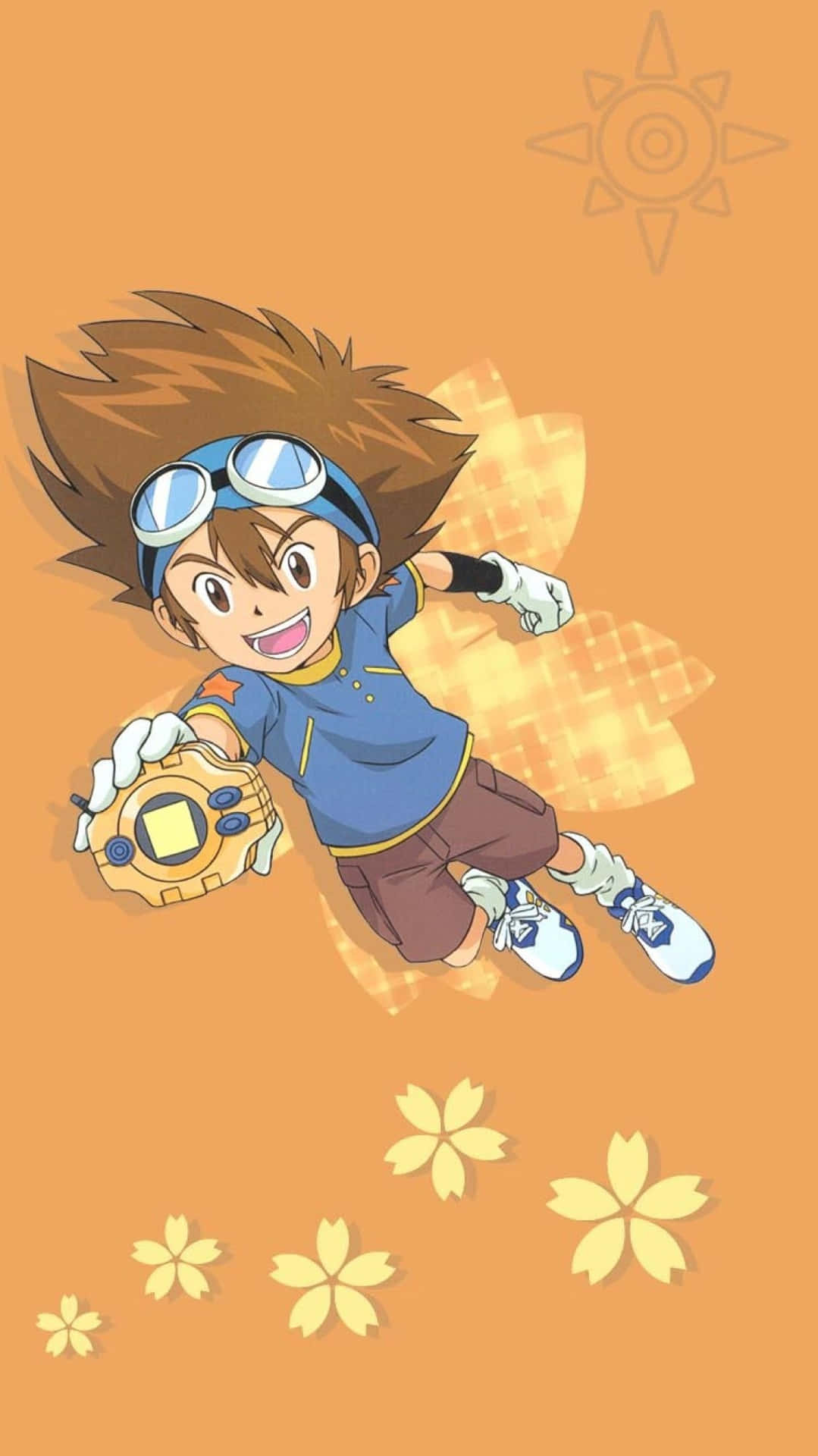 Taichi "tai" Kamiya Leading The Digimon Adventure Wallpaper