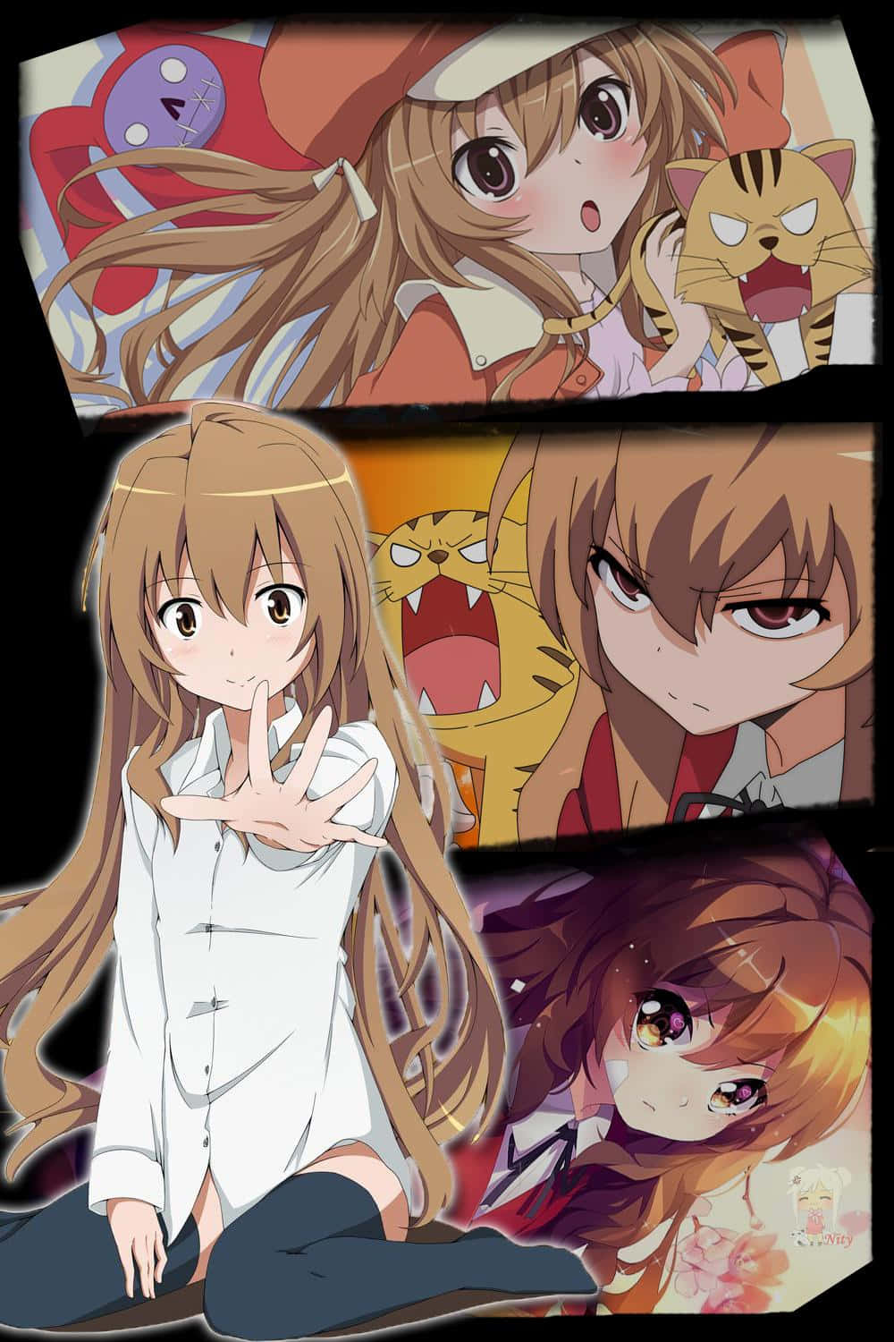 Aisaka taiga, anime, toradora, HD mobile wallpaper
