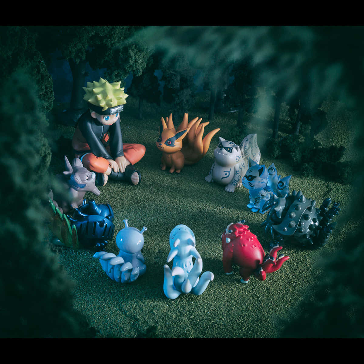 Mighty Tailed Beasts of Naruto Wallpaper