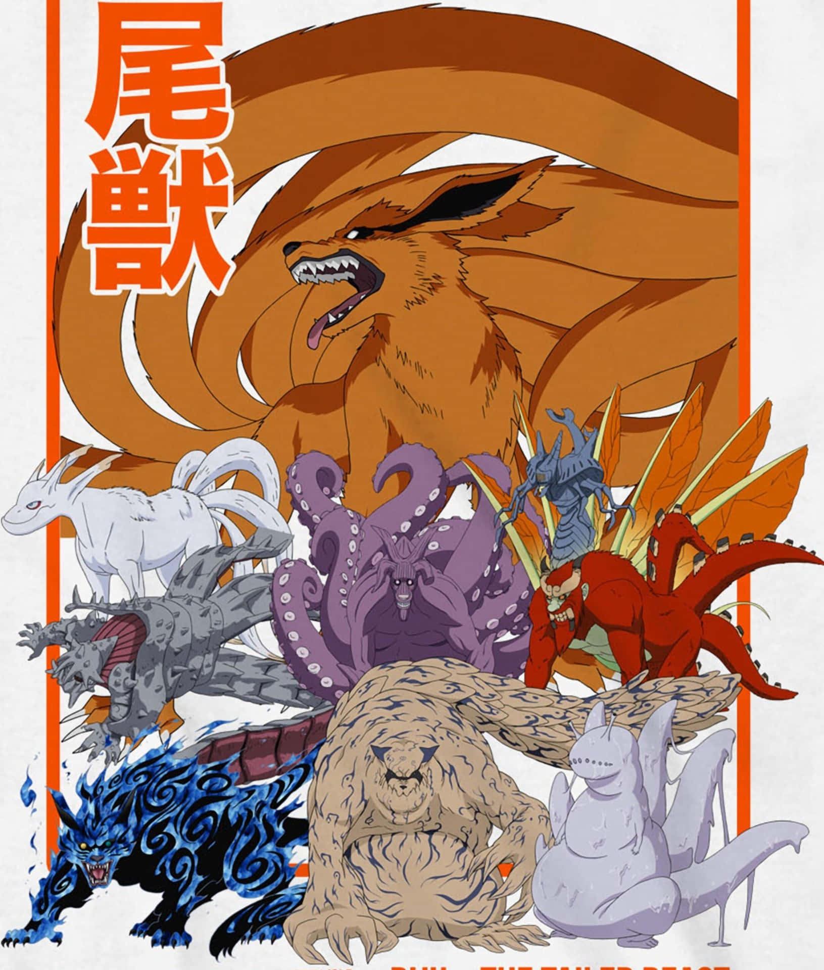 #Nine Tailed Beasts Unleashed Wallpaper