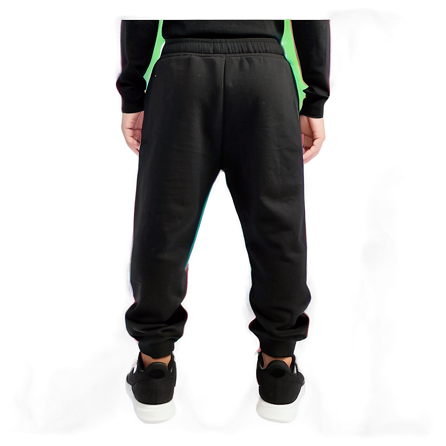 Tailored Black Sweatpants Png Ngg PNG