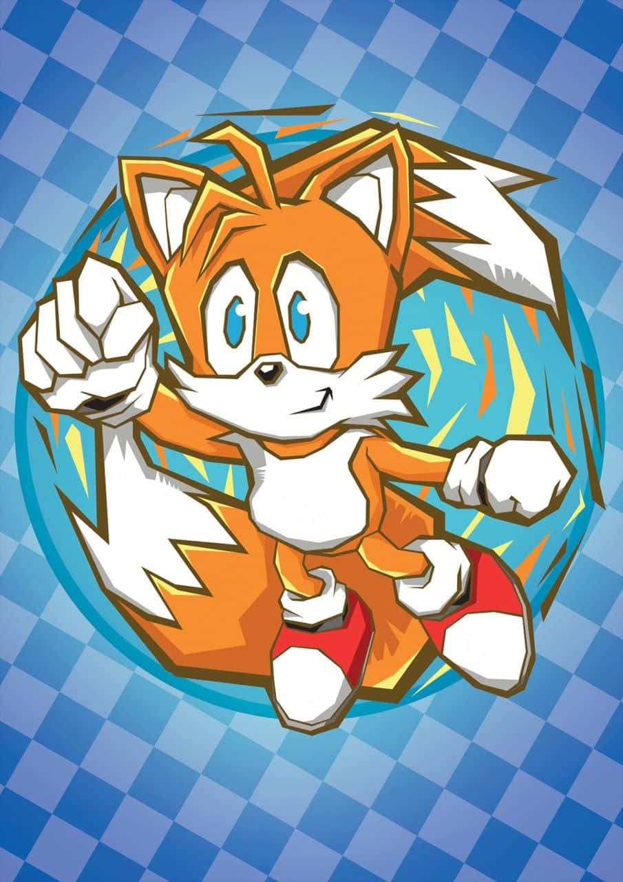 Karya Seni Pertarungan Tails Sonic Wallpaper