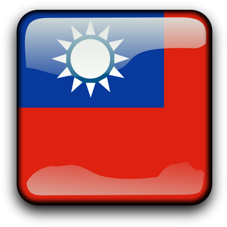 Taiwan Flag Icon PNG