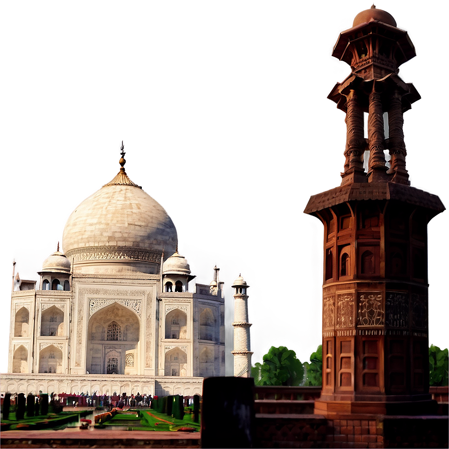 Taj Mahal Historical Monument Png Kmn PNG