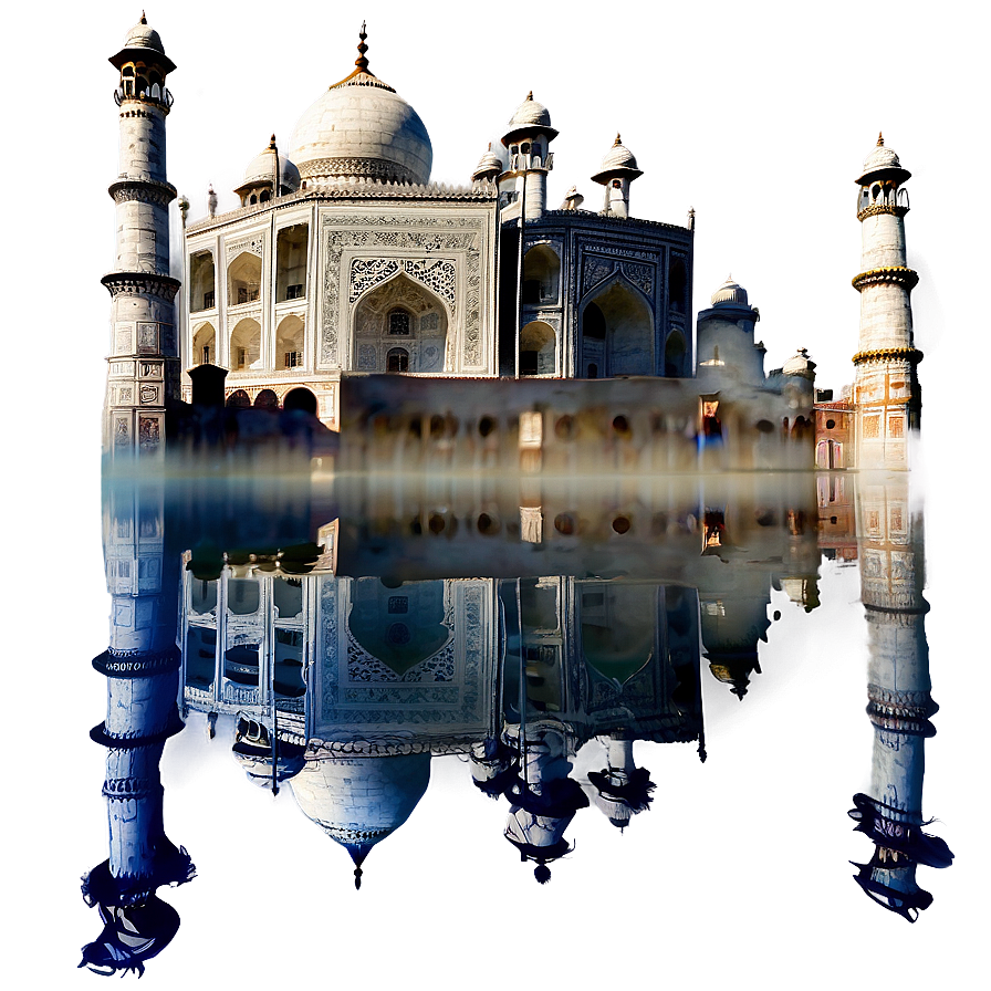Taj Mahal Reflection In Water Png Yoo93 PNG