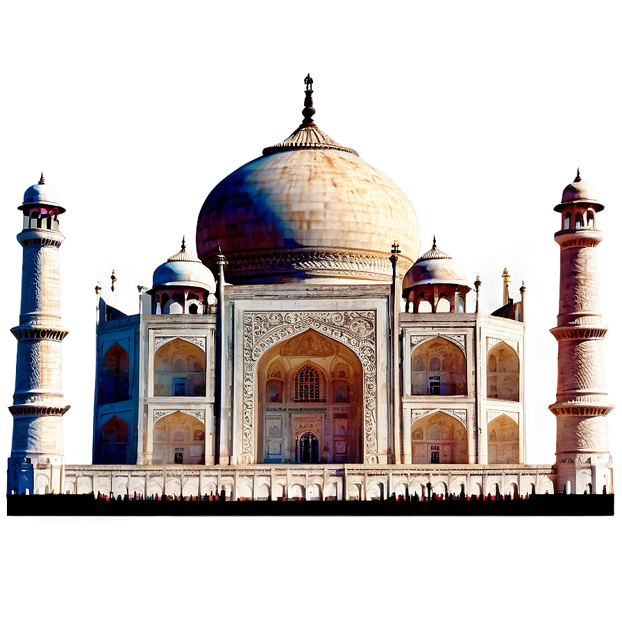 Taj Mahal Symmetry Architecture Png Qwv14 PNG