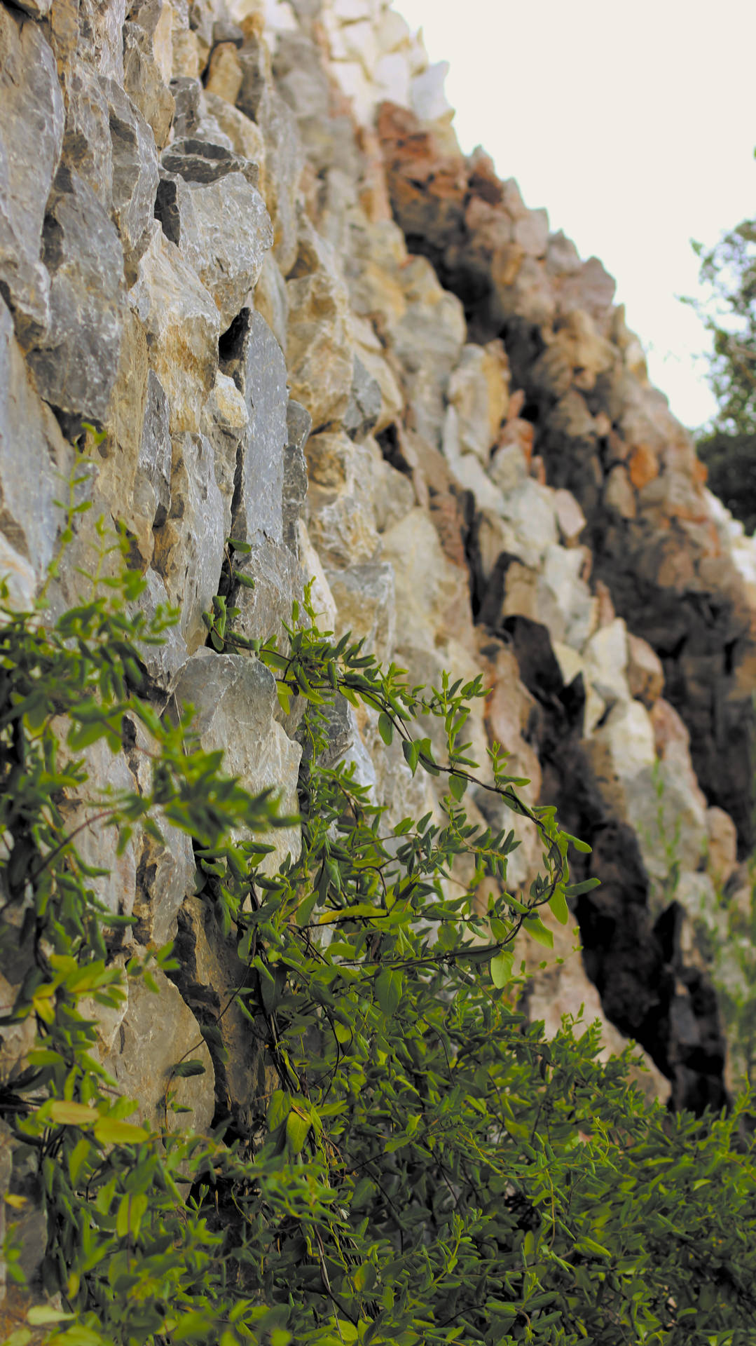 Tadsjikisk brun rockbjerg natur tapet Wallpaper