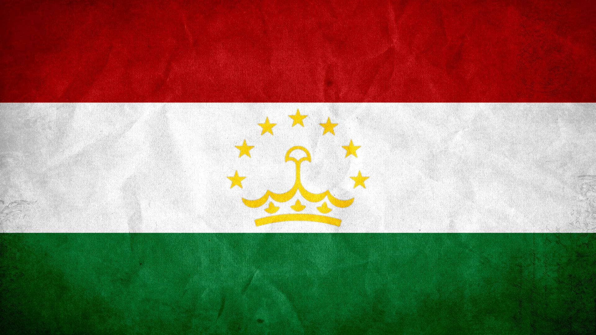 Tajikistansnationalsflagga. Wallpaper