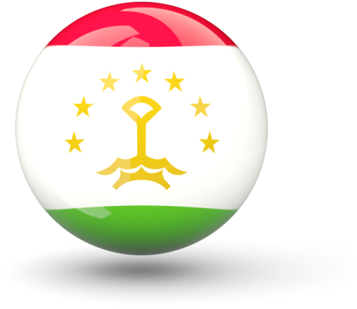 Tajikistan Flag Sphere3 D Rendering PNG