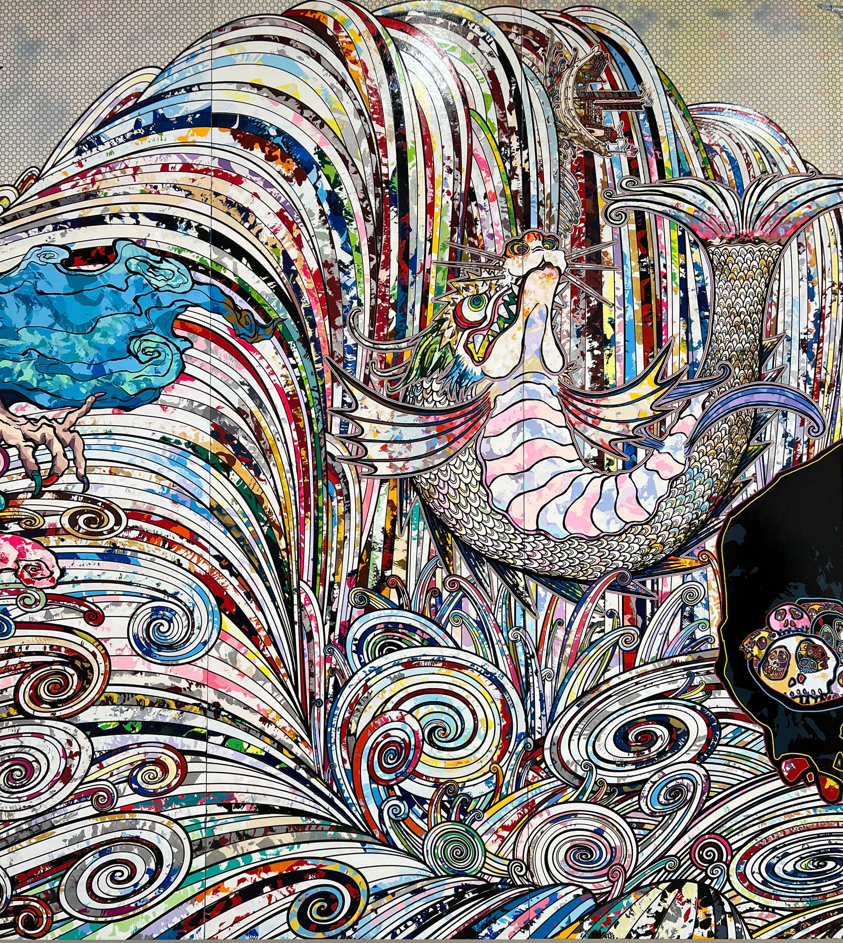 Takashi Murakami 4k Fountain Wallpaper