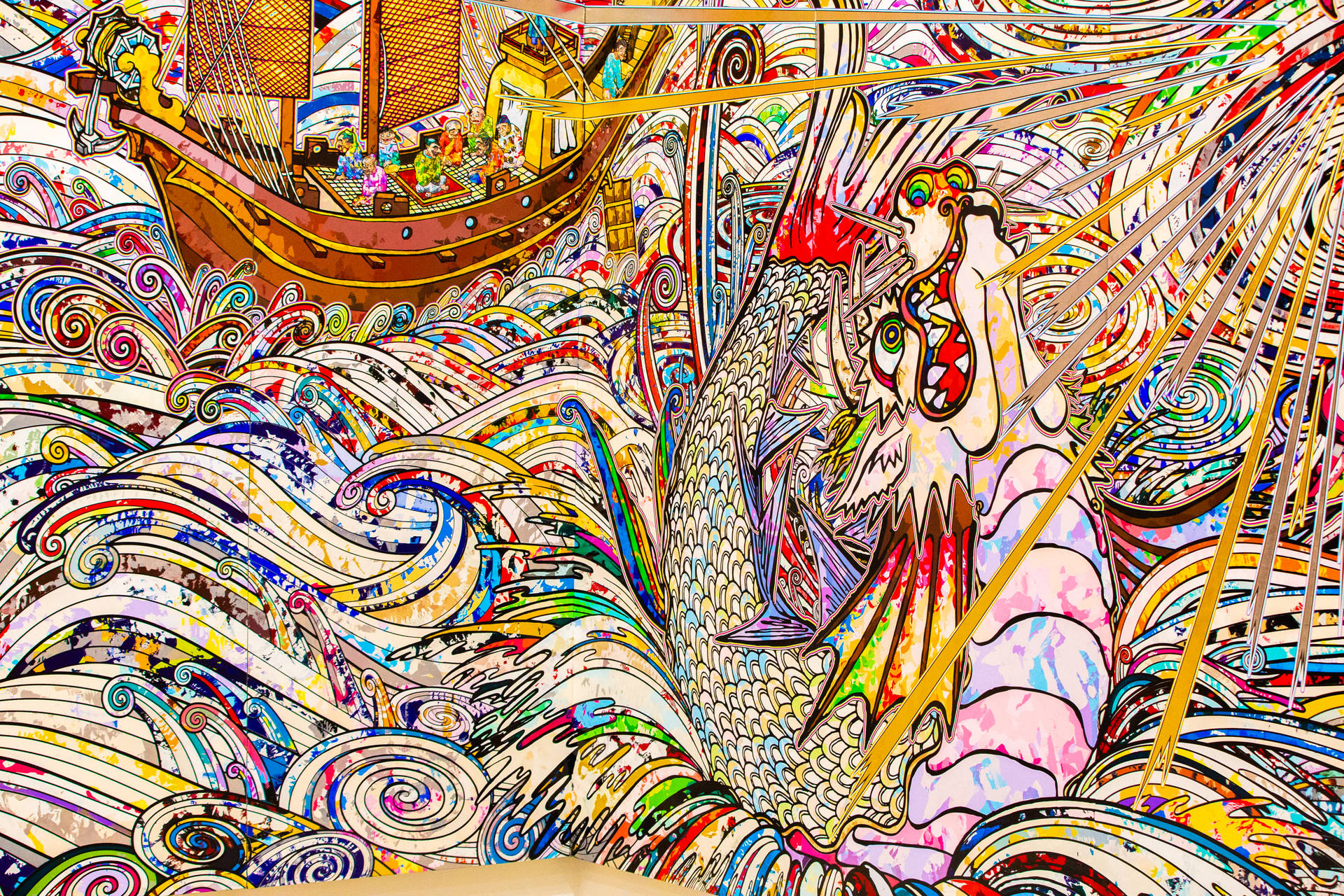 Takashi Murakami 4k Mermaid Wallpaper