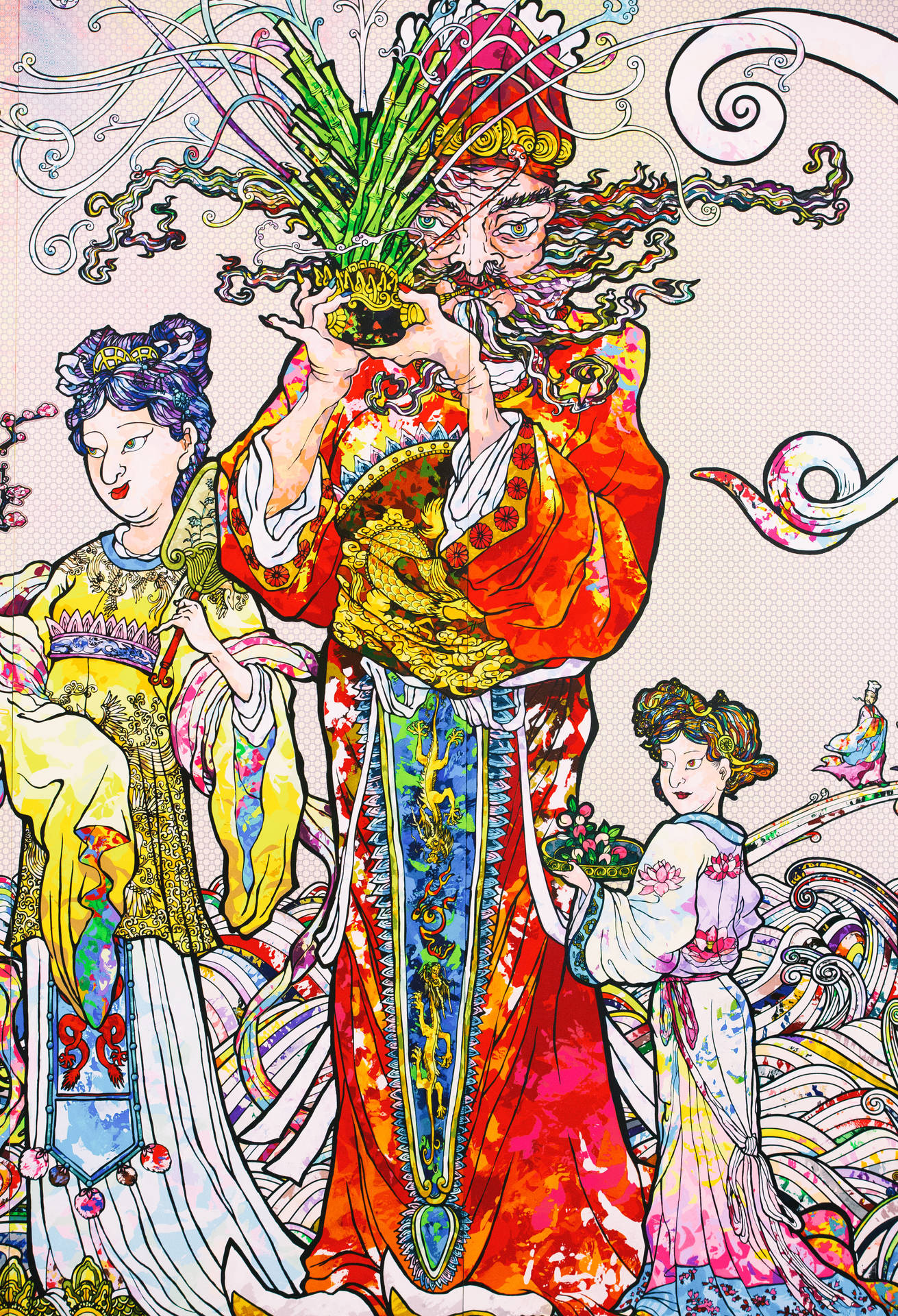 Takashi Murakami Family 4k Wallpaper