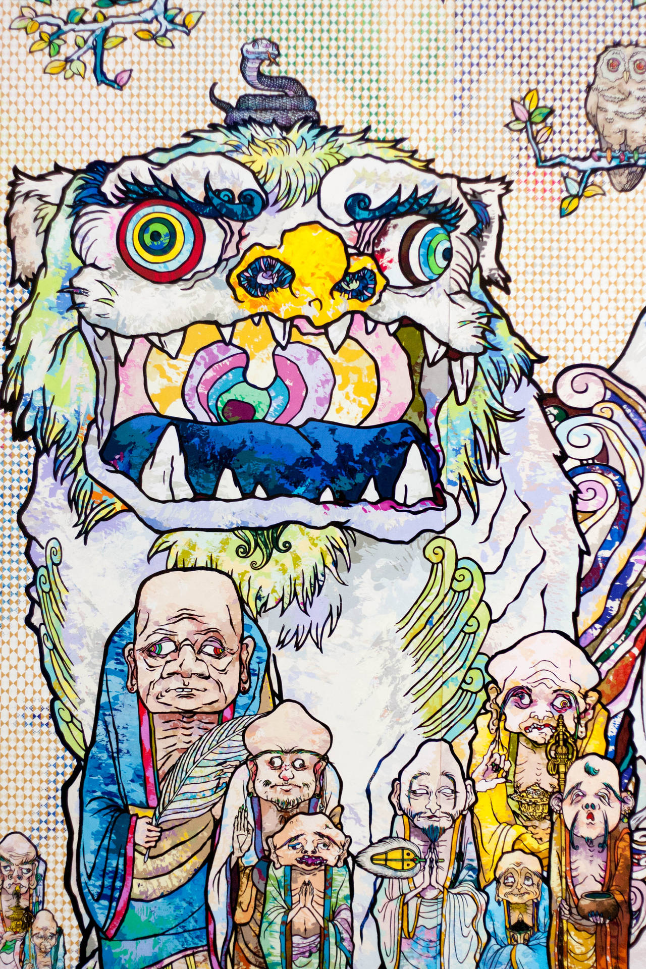 Takashi Murakami Guardian 4k Wallpaper
