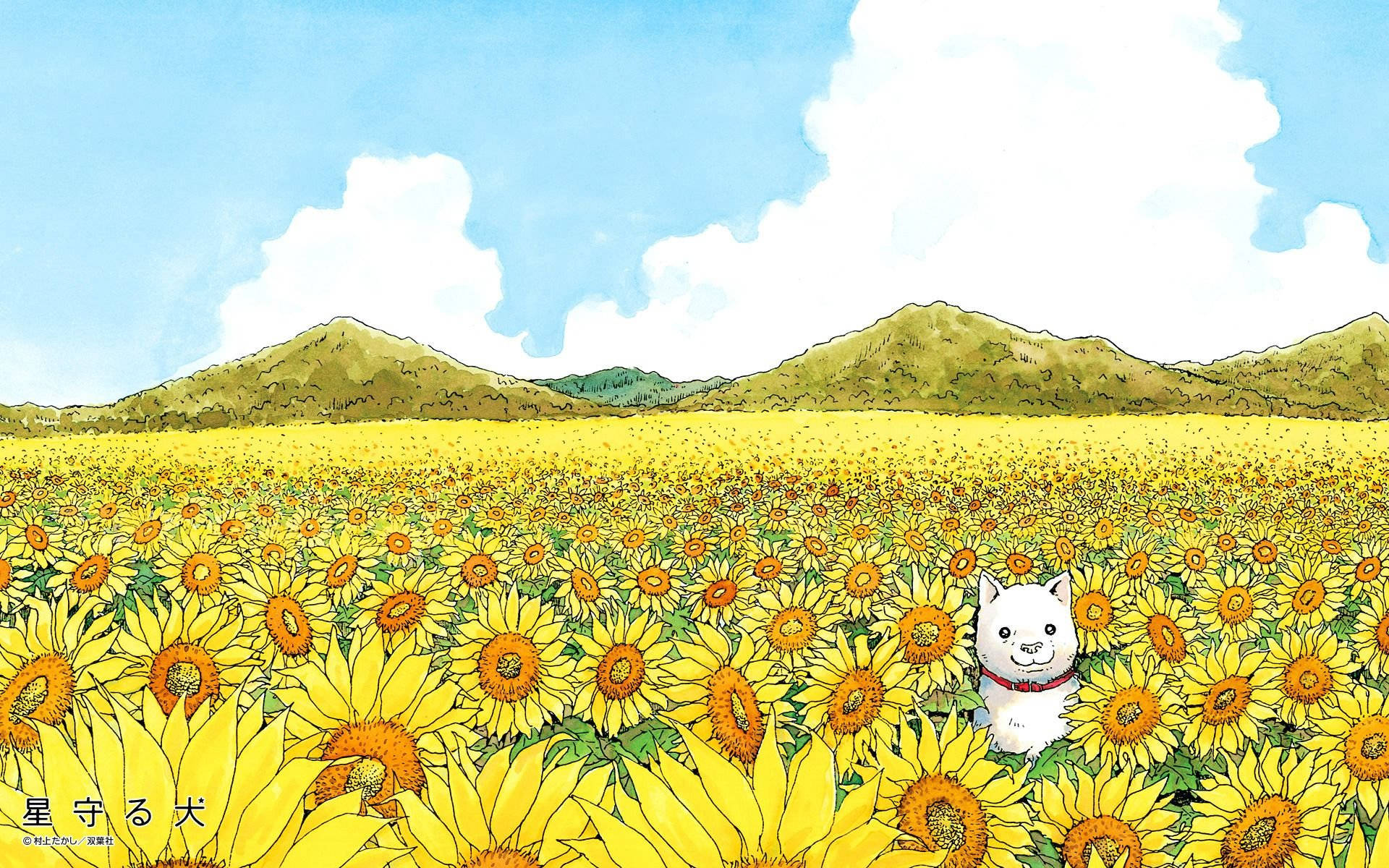 Takashi Murakami Sunflowers 4k Wallpaper