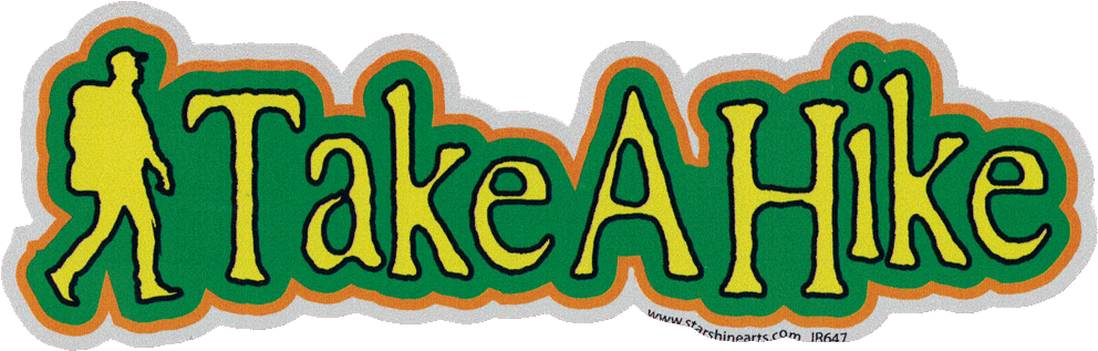 Take A Hike_ Sticker_ Design PNG