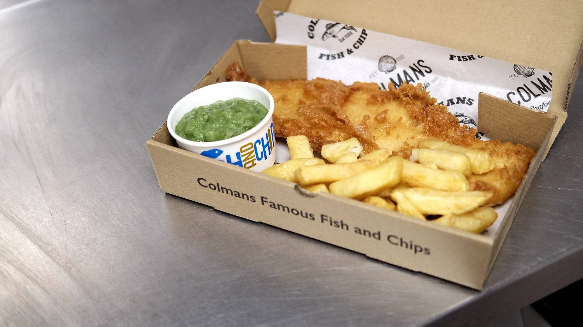 Takeaway Colmans Fish And Chips Wallpaper