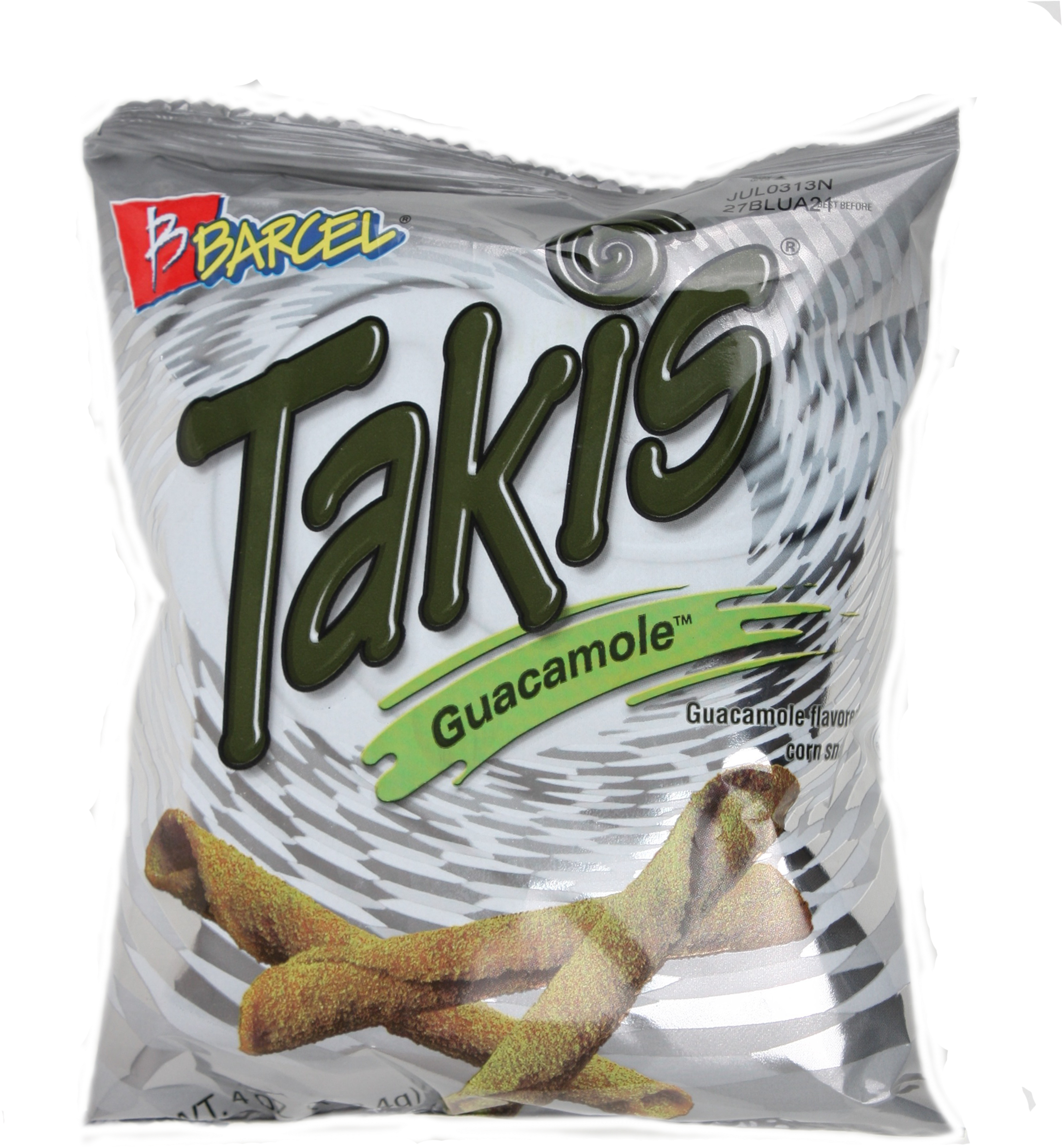 Takis Guacamole Flavored Snack Package PNG
