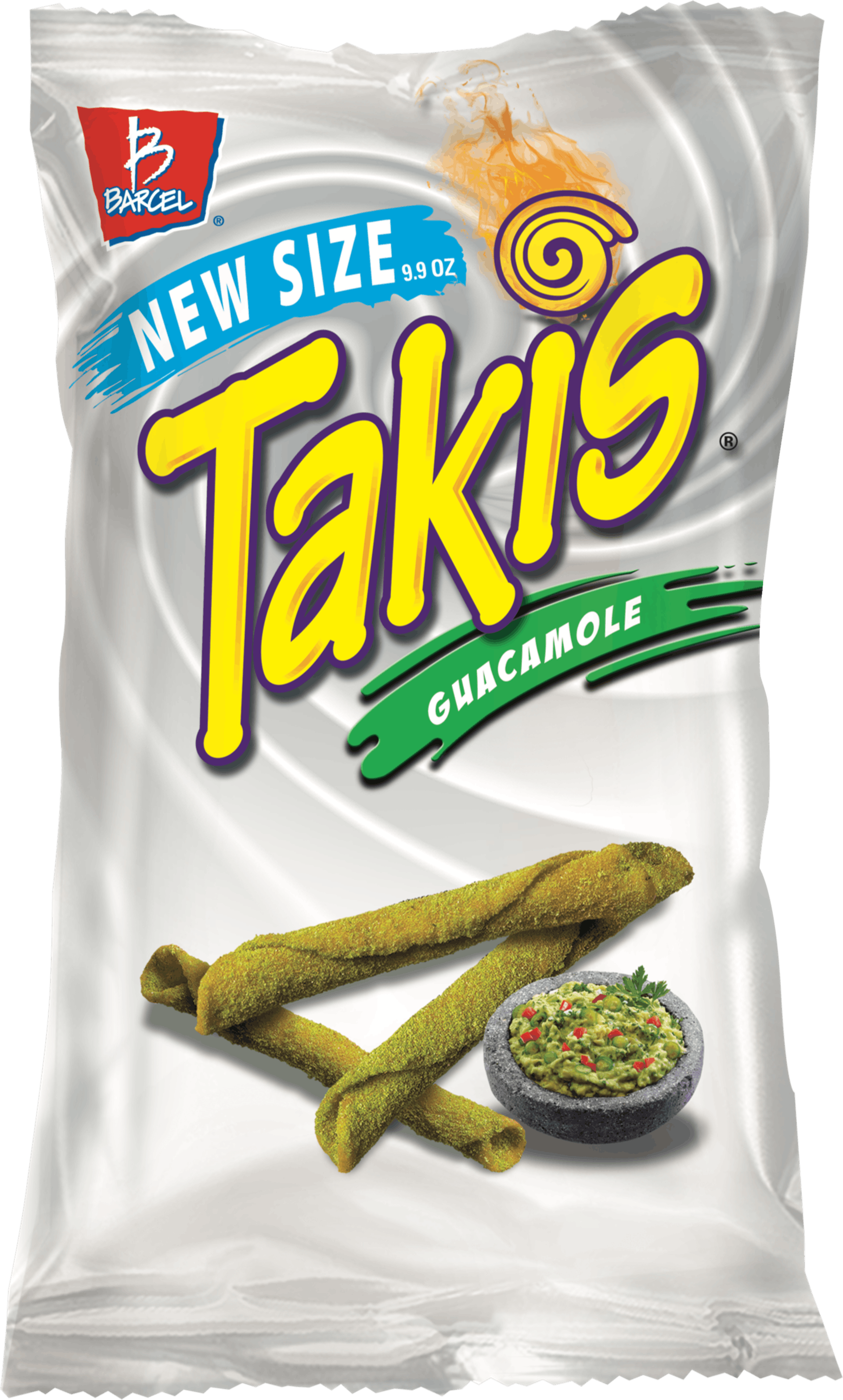 Takis Guacamole Flavored Snack Packaging PNG