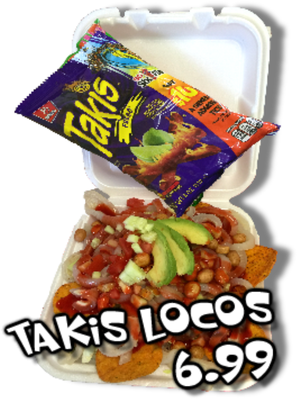 Takis Locos Dish Price Display PNG