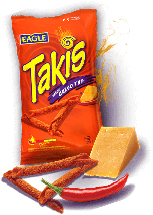 Takis Queso T N T Snack Package PNG