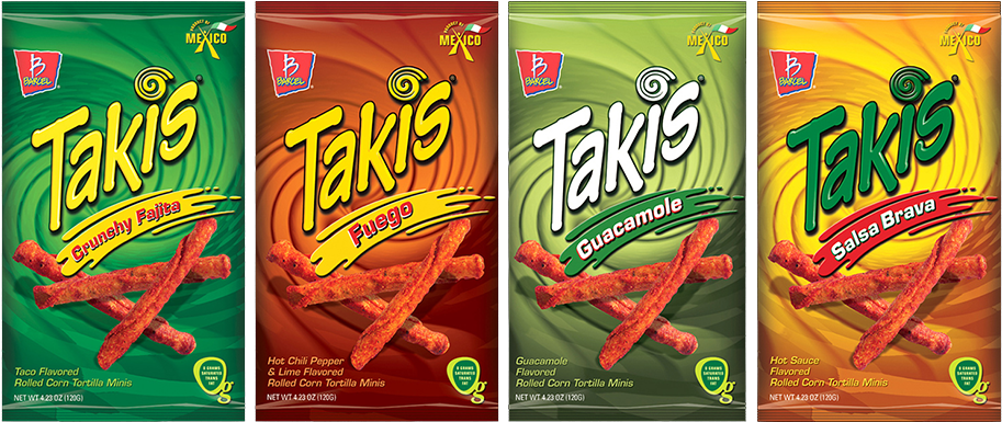 Takis Variety Pack Flavors PNG