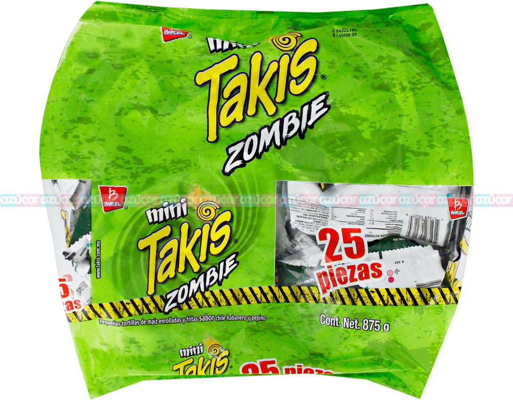 Takis Zombie Mini Snack Pack Image PNG