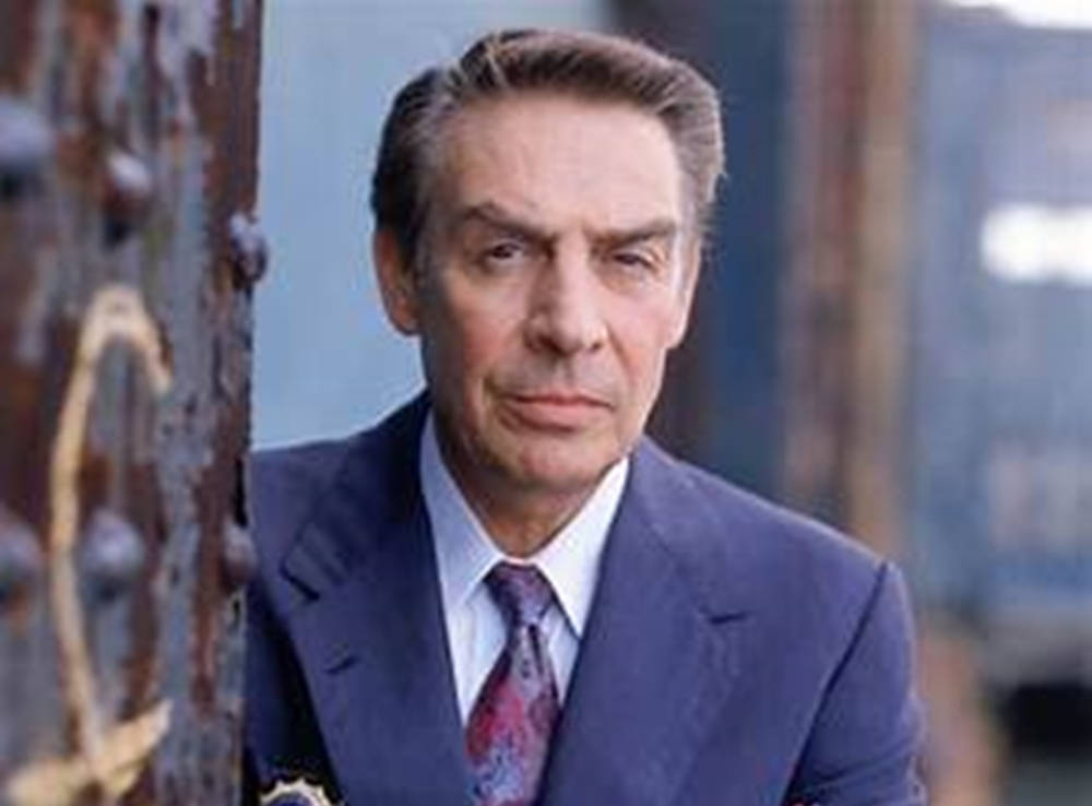 Talented American Actor Jerry Orbach Law And Order Portrait Wallpaper