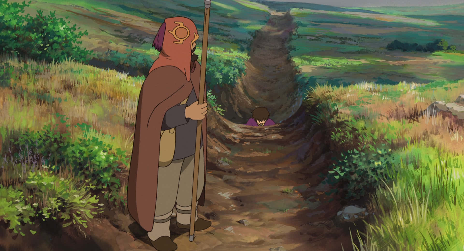 A thrilling moment from Tales From Earthsea Wallpaper