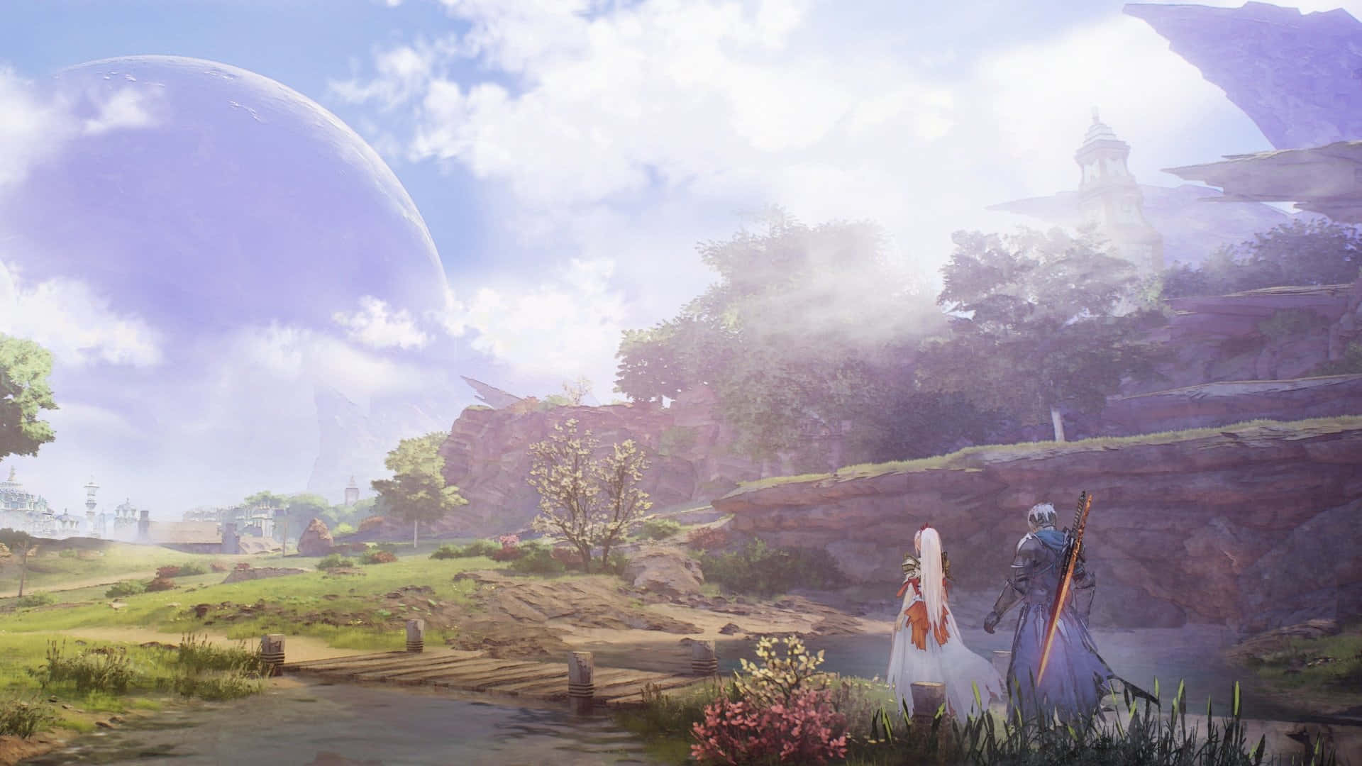 A World Of Breathtaking Beauty Awaits Adventurers In Tales Of Arise Wallpaper