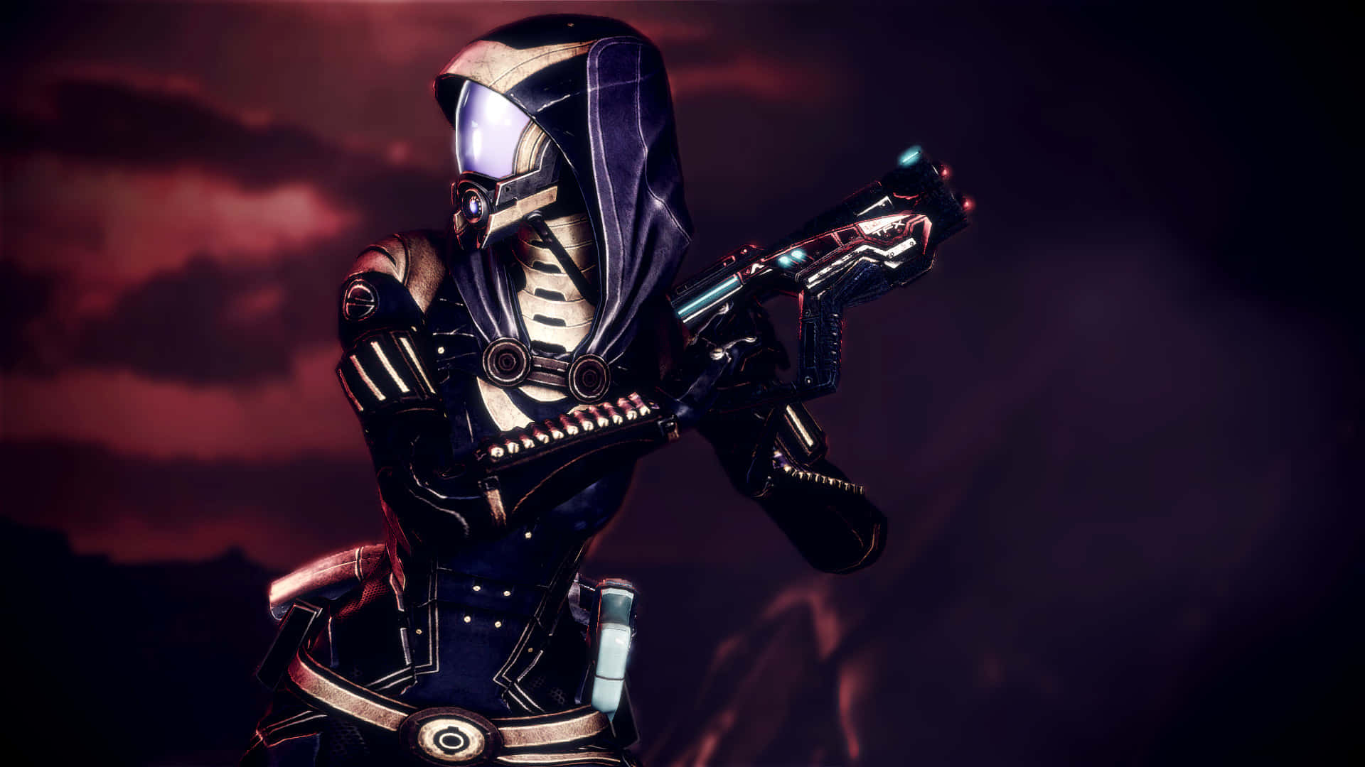 Tali'Zorah, an Iconic Character from Mass Effect Wallpaper