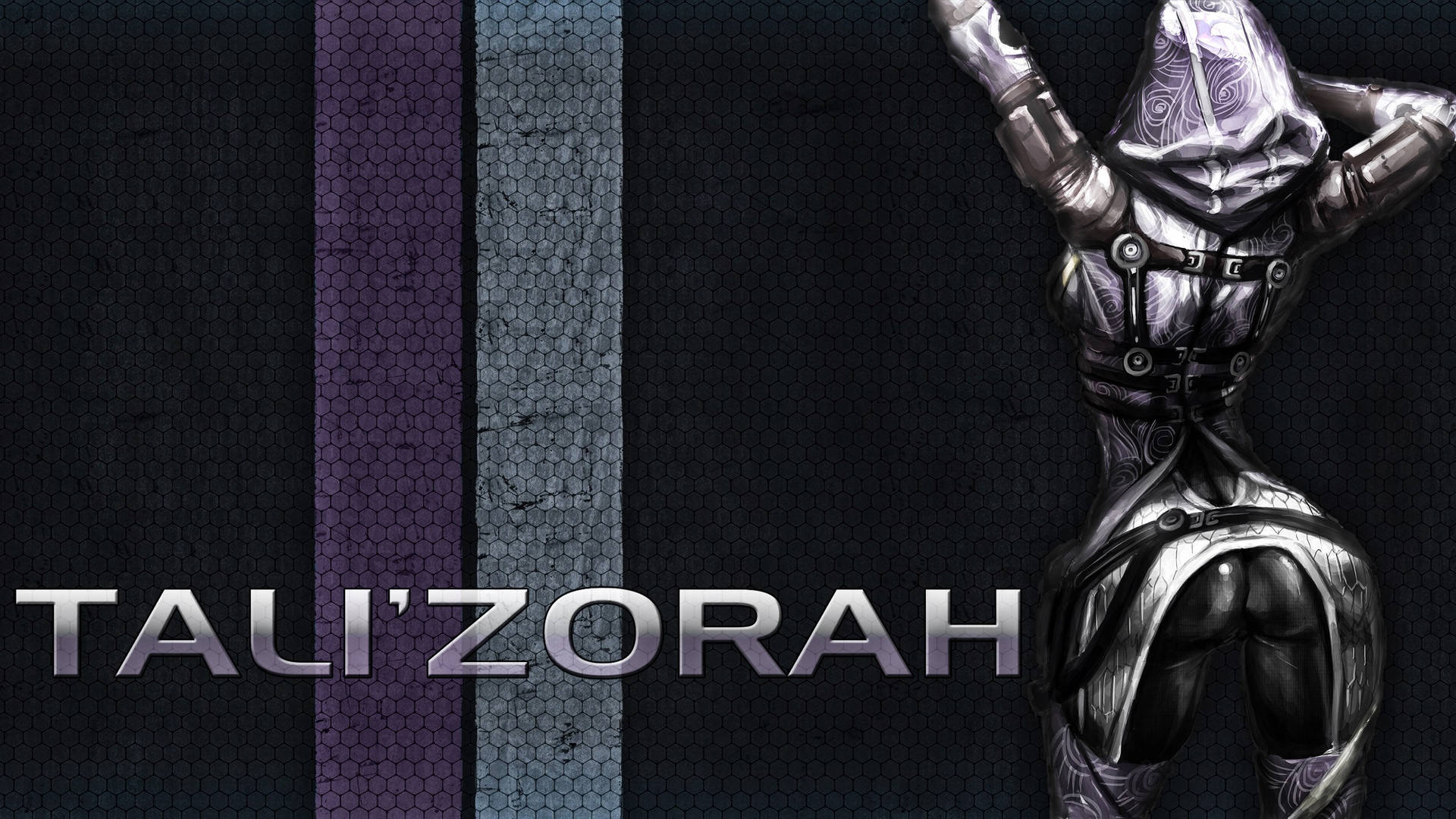 Tali'zorah Charcter In Mass Effect 3 Wallpaper