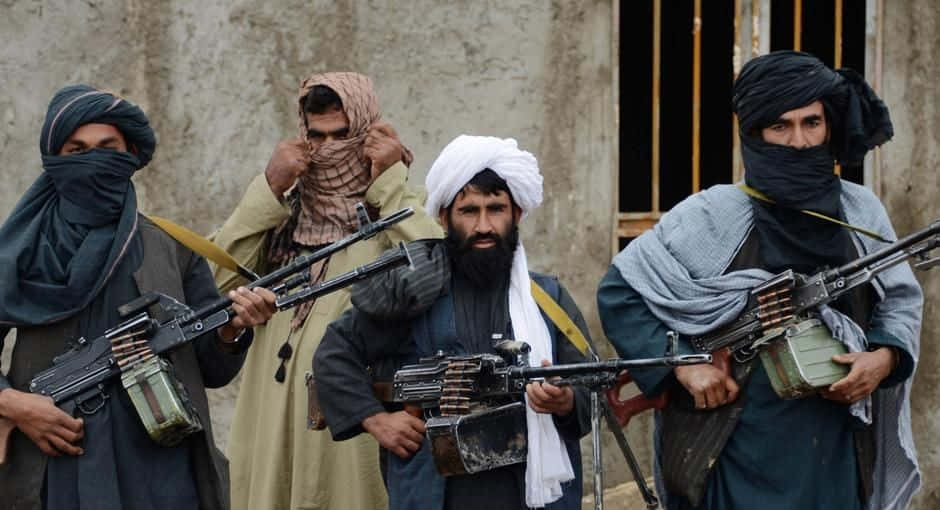 Taliban Fighters in Traditional Attire