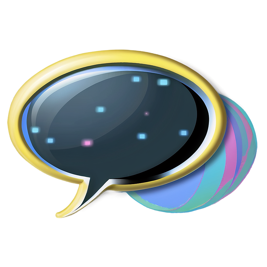 Talk Bubble B PNG