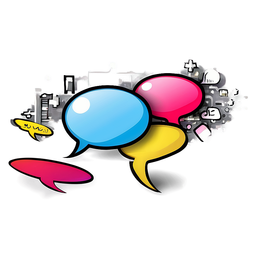 Talk Bubble Banner Png 06122024 PNG