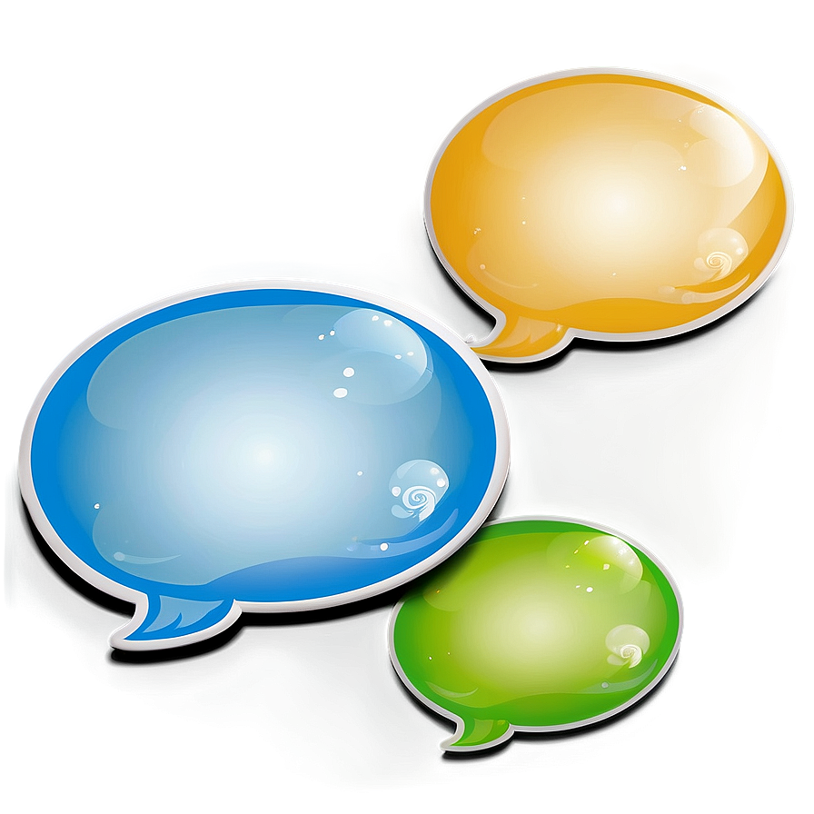 Talk Bubble Banner Png 06122024 PNG