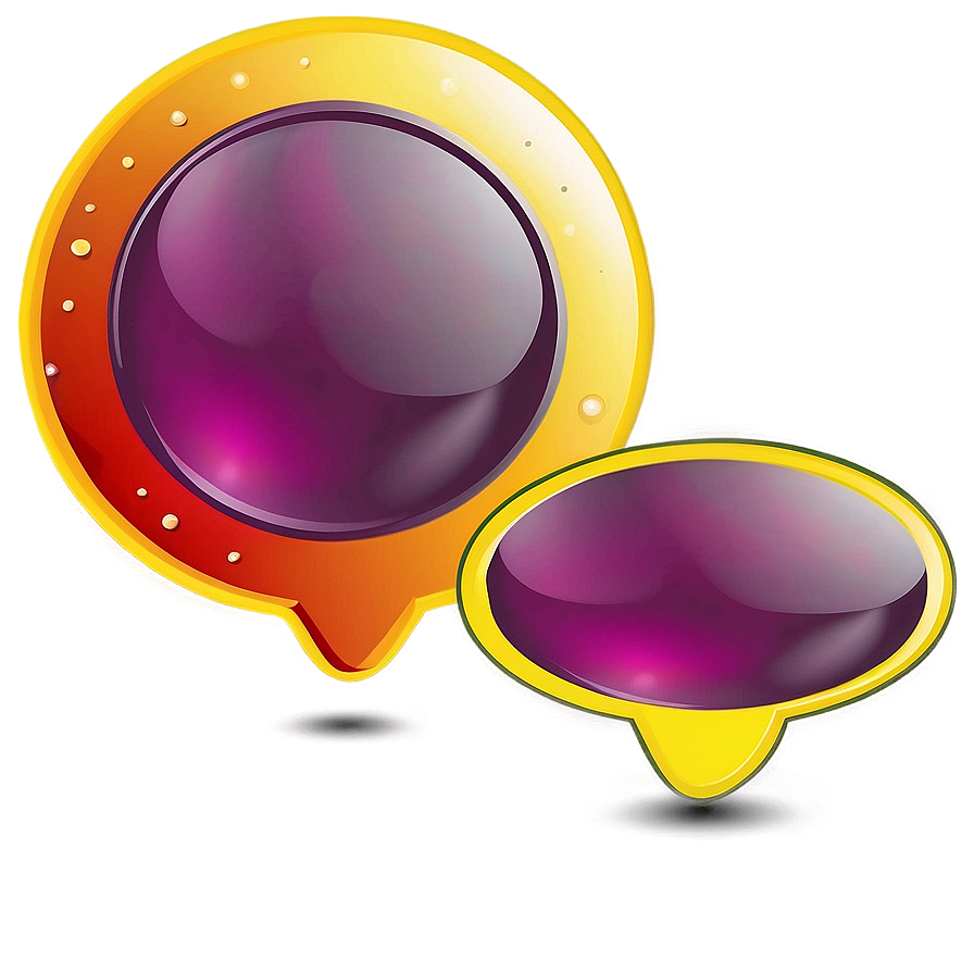 Talk Bubble Set Png Thc PNG