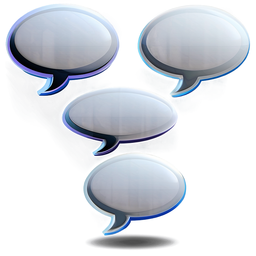 Talk Bubble With Shadow Png Arv PNG